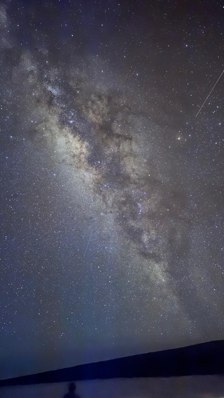 Milky Way over Mauna Kea in Hawaii